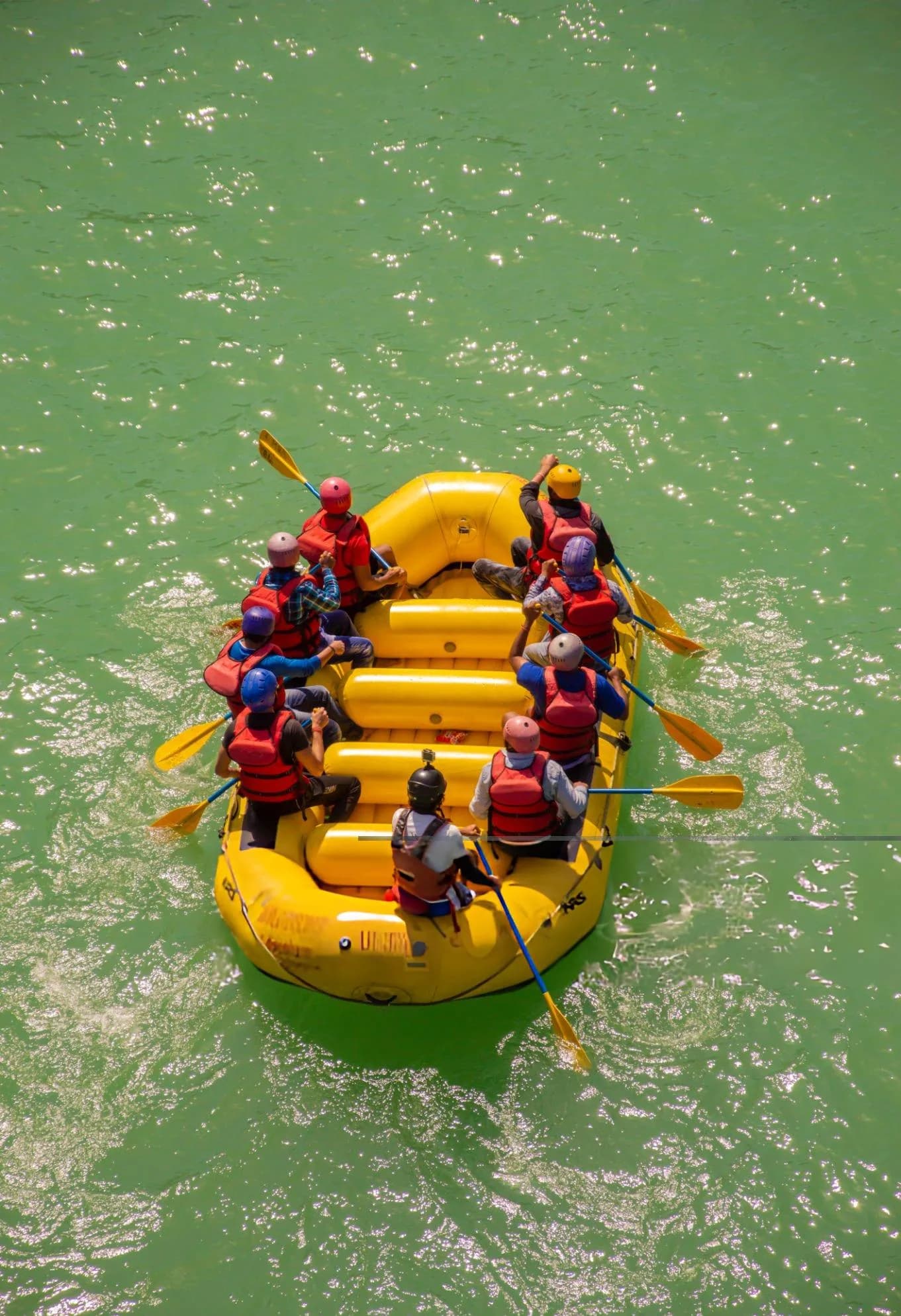 Shivpuri rafting spot on the Ganga, Rishikesh