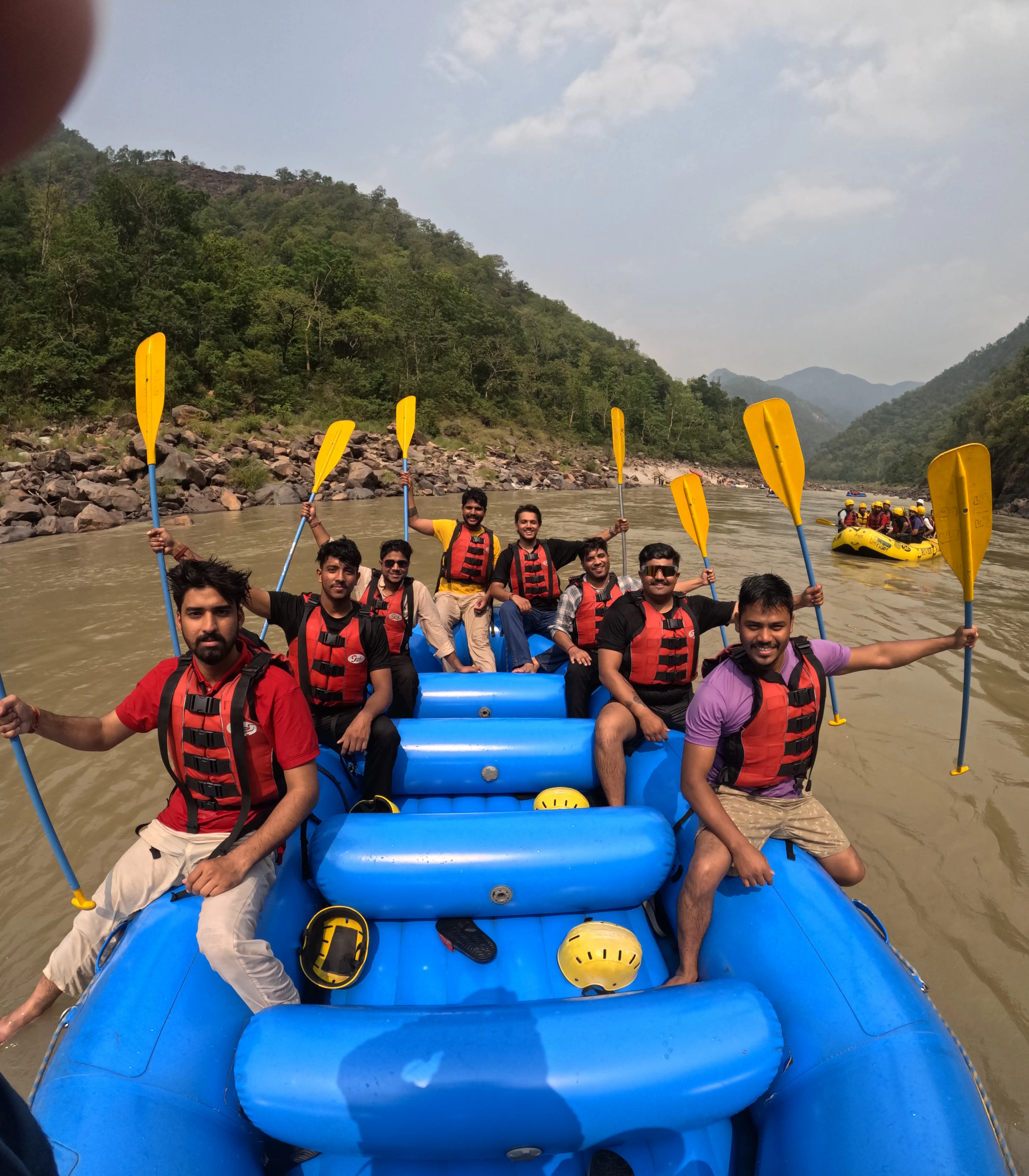 Shivalik Ganga Adventure rafting moment 7
