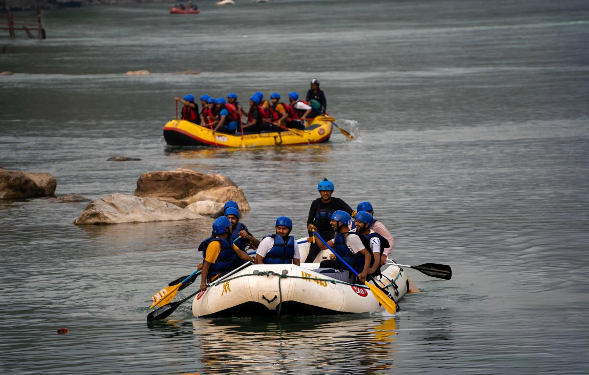Club House to Nim Beach river rafting package on the Ganga
