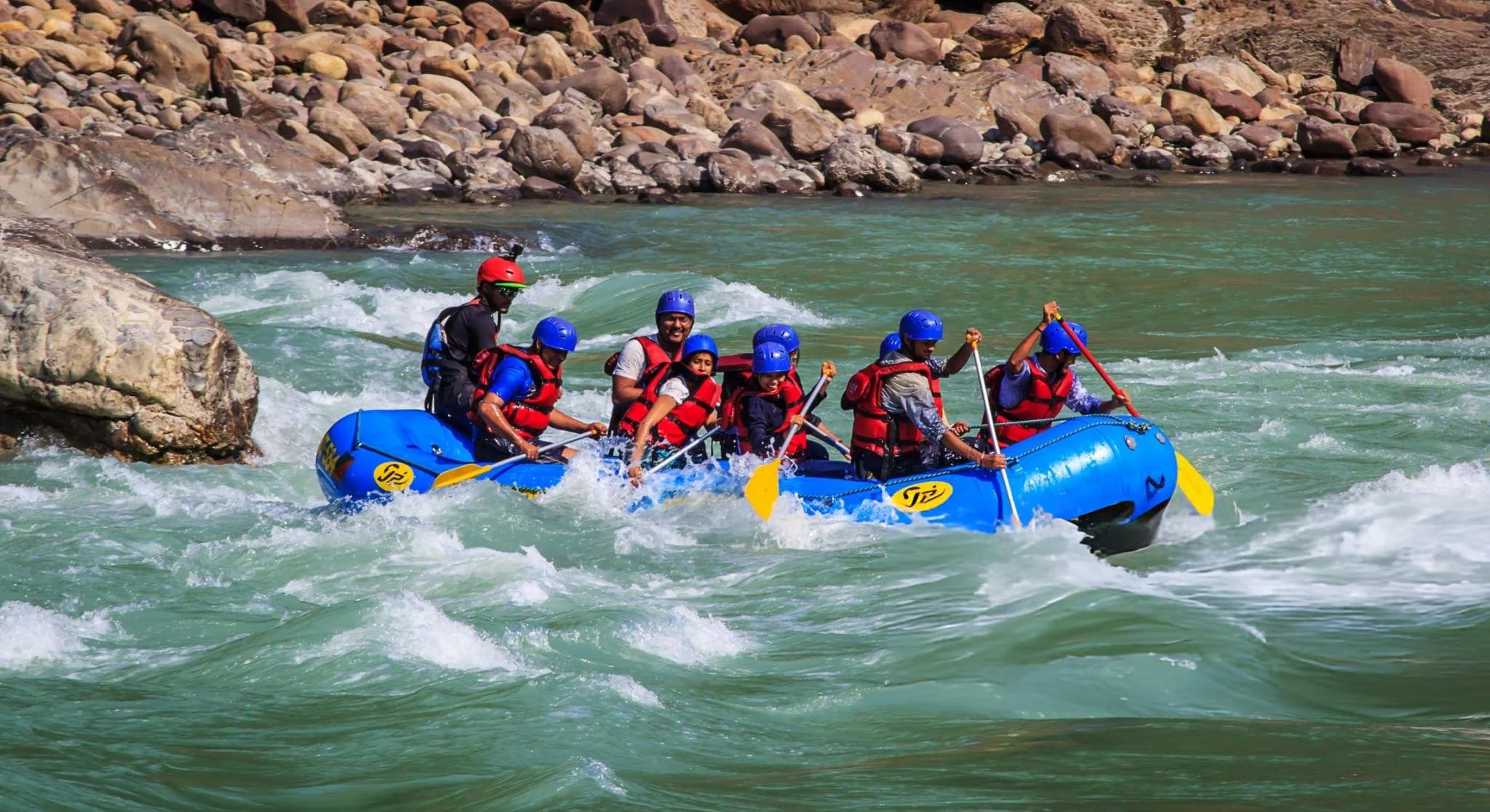 Shivpuri to Nim Beach river rafting package on the Ganga